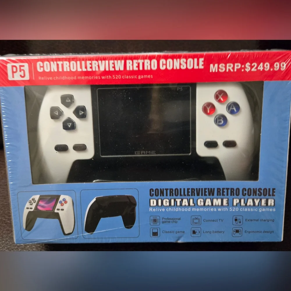 Retro Handheld Game Console With 520 Games